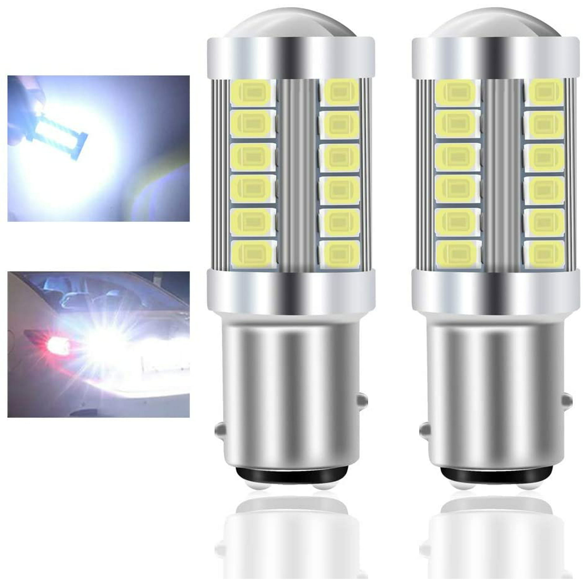Details about   LED Light 80W 7444 Amber Orange Two Bulbs Rear Turn Signal Replace Upgrade Lamp